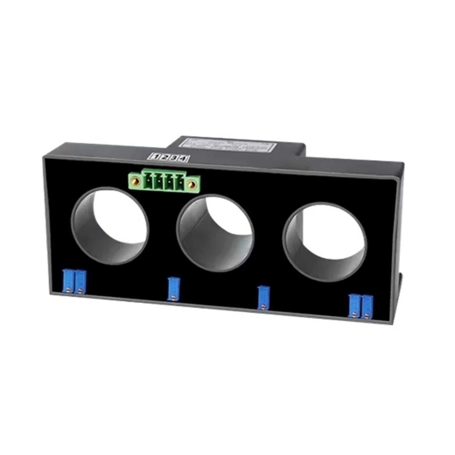 3 Phase AC Current Converter Transducer DC 24V Current Transmitter Transformer, 0.5% FS Accuracy for Real-time Monitoring of Power Grid (3 Phase AC 0-10A, Output Signal:DC 4-20mA)