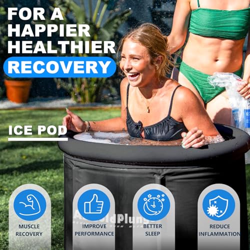 Image of AS ColdPlunge 1 /3HP Ice Bath Chiller & 100 Gal Cold Plunge Tub Bundle