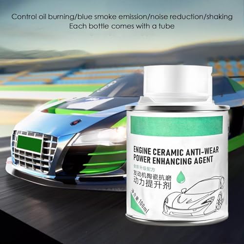 Anti Friction Engine, 100ml Friction Modifier Additive, Engine Oil Additive, Anti-wear Protective Agent,Turbo Oil Additives for Car Motor, Metal Conditioner for Enhanced Performance