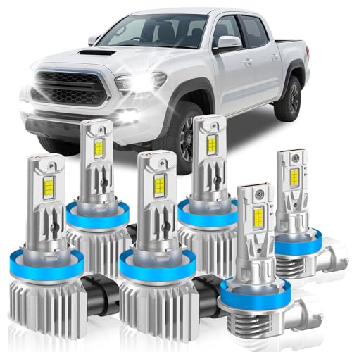 GQWISCL Hi/Lo Fog Light Bulbs Combo Suitable for Toyota Tacoma 2016-2023 by GQWISCL - Used condition - US$47.61