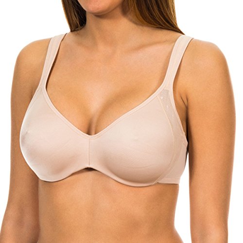 Playtex Expert In Silhouette Minimiser Bra X1, Bra, Mujer, Beige (Skin), 90C