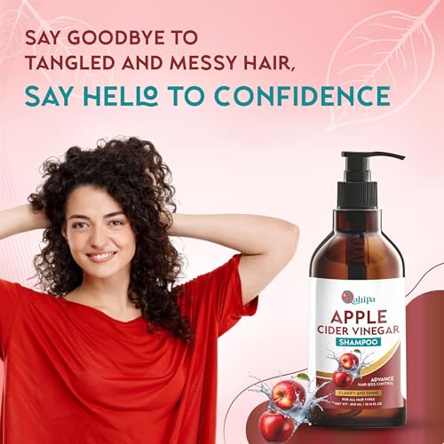 Image of Apple Shampoo with Black Seed Oil Extract, Black Seed Oil & Pro-Vitamin B5 | Controls Hair fall | Helps Strengthen Hair | For Men & Women (Pack Of 2)