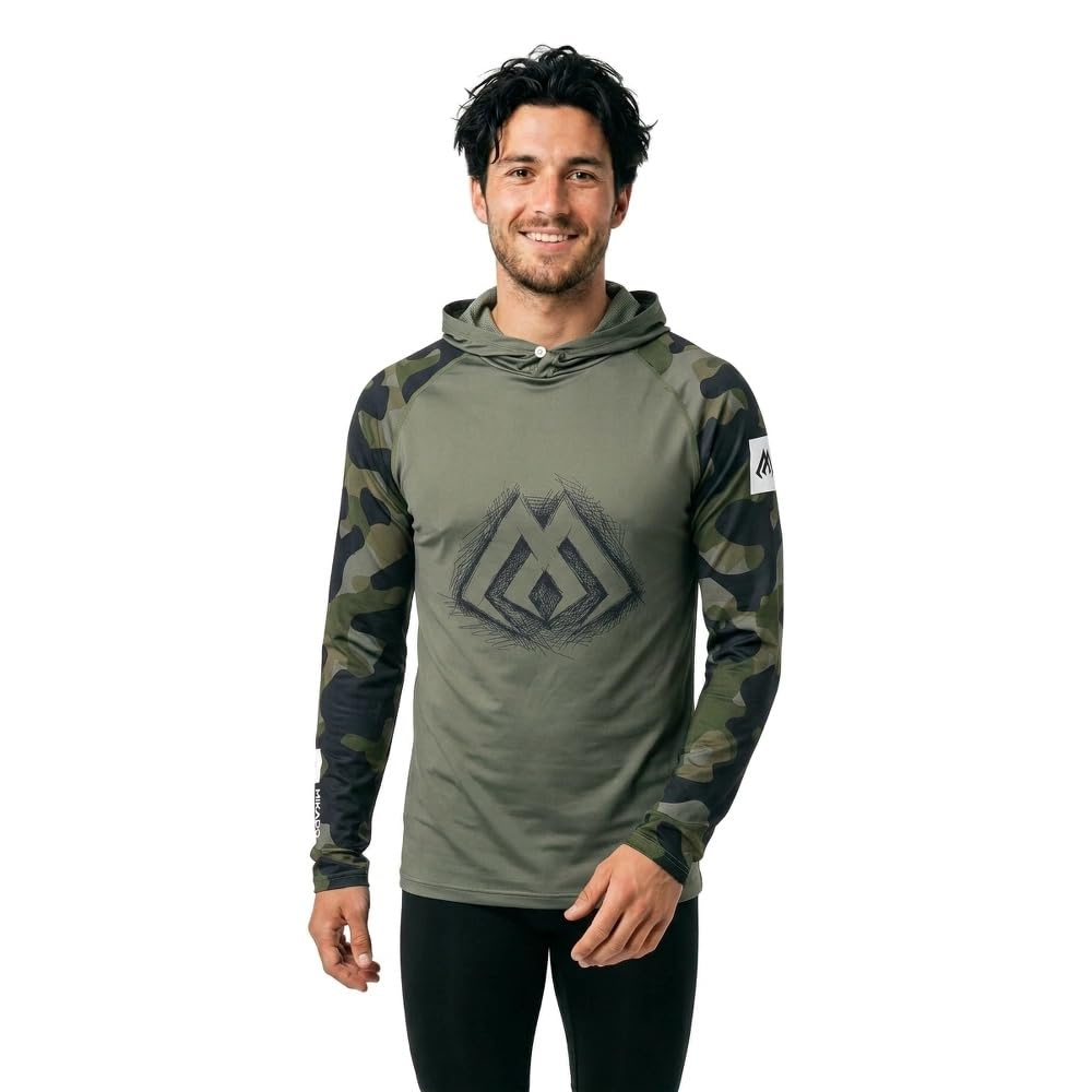 Mikado Gator UV Hooded Long Sleeve T-Shirt L