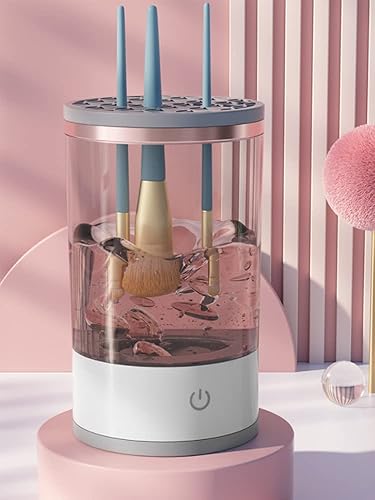 Limpiador de brochas de maquillaje eléctrico con alimentación por USB, máquina limpiadora automática cosmética belleza brochas de maquillaje