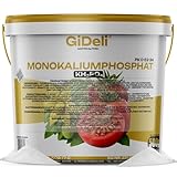 GiDeli Monokaliumphosphat 500g im Eimer - Phosphor Dünger mit einem Breiten Anwendungsspektrum- Kalium Dünger der den Geschmack von Obst und Gemüse Verbessert