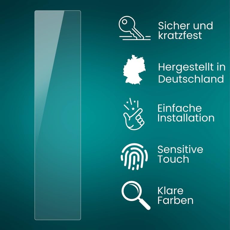 atFoliX Screen Protector compatible with DeLonghi Magnifica S ECAM22.110.SB Protector Film, ultra clear and flexible FX Screen Protection Film (2X)