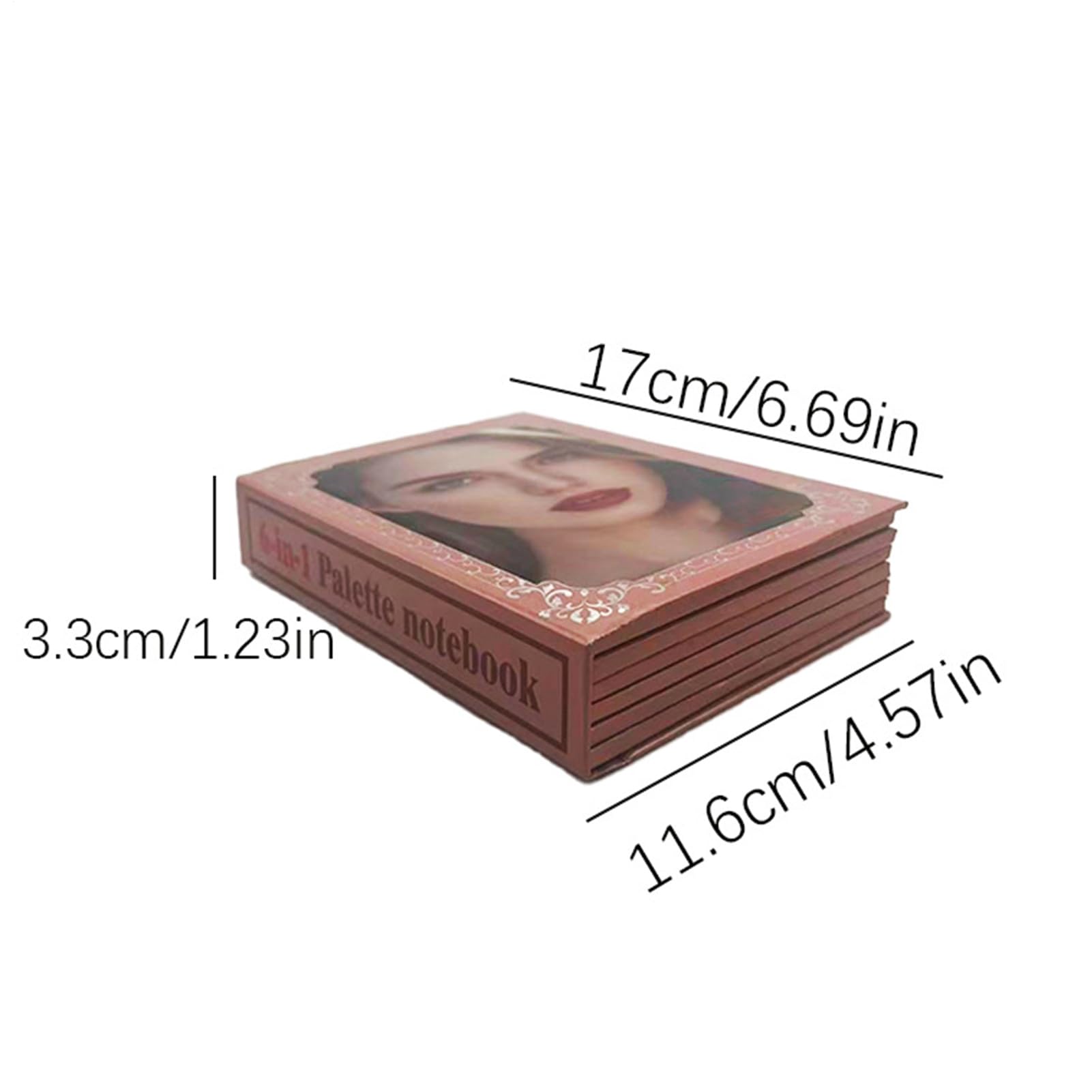 Palette Per Trucco A Libro Multicolore 6 | Trucco Viso Blush Contour Palette Per Principianti Donne Ragazze Uso Quotidiano Matrimonio Viaggio Festa Compleanno Natale