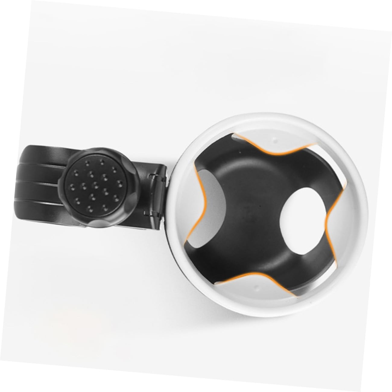 YARNOW 2 Pezzi Portabottiglie per Passeggini Nero Organizzatore per Bottigli Tazze Accessorio per Carrozzine Facile Trasportare