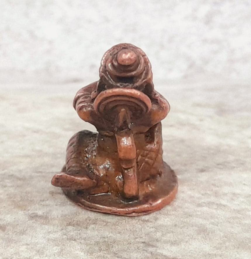 Image of Copper Hanuman Idol 0.7 in | Patina Antique Finish | 18g