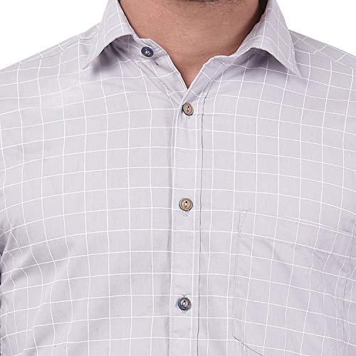 Image of TAHVO Men's Regular Fit Long Sleeves Cotton Formal Shirt