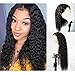 360 Lace Frontal Wigs 180% Density Water Wave Human Hair Wigs with Baby Hair for Black Women Natural Color 20 inch