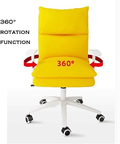 Miniatura 4 de YYDS Silla de juegos para niñas, silla de oficina con patas de nailon, silla ergonómica de carreras para el hogar y la oficina ergonómicamente