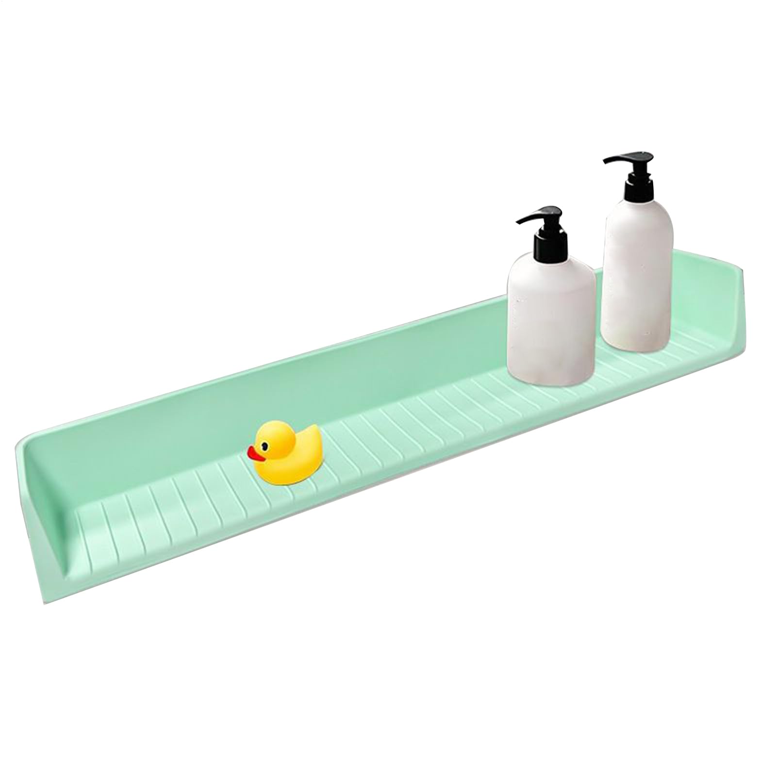 Protège-baignoire pour le bain des enfants avec organisateur de jouets mural
