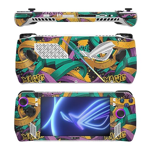 Image of MightySkins Skin Compatible with Asus ROG Ally - Puppy Fall | Protective, Durable, and Unique Vinyl Decal wrap Cover | Easy to Apply, Remove, and Change Styles