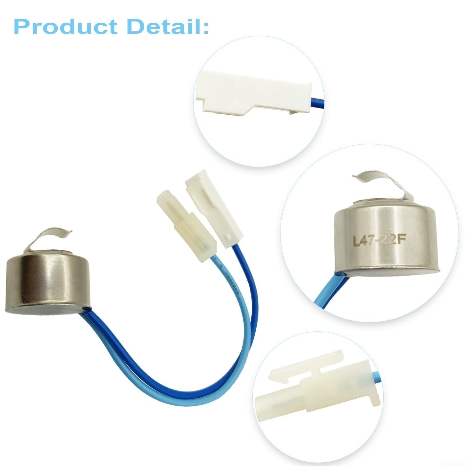 1564839 Termostato di sbrinamento per sistema di raffreddamento frigorifero congelatore - Kit di ricambio preciso del sensore del regolatore di temperatura adatto per Electrolux per kenmore per