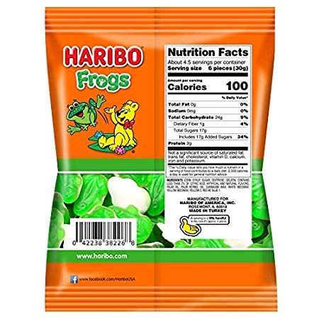 Haribo Gummi Frogs 5oz - Pack de 2 miniatura 2