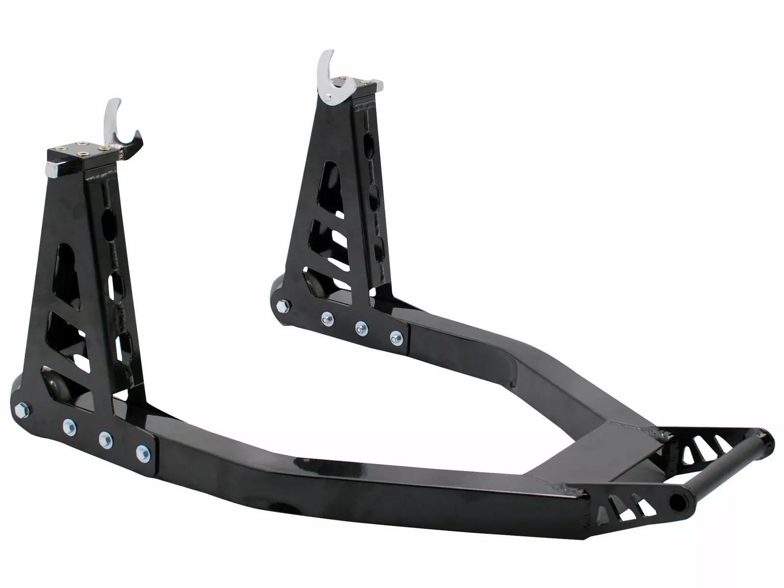 CRUIZER Caballete para rueda trasera de moto universal de aluminio negro