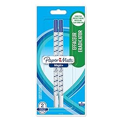 Il design doppio offre una penna con inchiostro blu da un'estremità e un cancellino dall'altra. La versatile penna con cancellino è perfetta per creare documenti ordinati e leggibili. La punta fine dotata di un vivace inchiostro blu crea tratti preci...