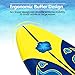 Giantex 6' Surfboard Surfing Surf Beach Ocean Body Foamier Board with Removable Fins, Great Beginner Board for Kids, Youth and Children