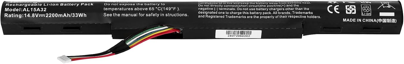 JPking AL15A32 4ICR17/65 Battery for Acer Aspire ES1-420 ES1-421 E5-452 E5-452G E5-473G E5-473T E5-474G E5-491G E5-552G E5-572G E5-572G E5-572G E5-572G 4G E5 574T E5-773G F5-521 F5-571G F5-571T