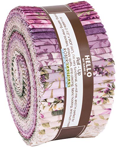 Meredith Roll Up 40 2.5-inch Strips Jelly Roll Robert Kaufman Fabrics RU-855-40