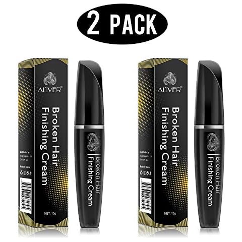 2 Packs Hair Feel Stick, Broken Hair Finishing Sticks Refreshing Not Greasy Shaping Gel Cream Hair Wax Stick Fixing Bangs Stereotypes Cream (Broken hair cream) Cover