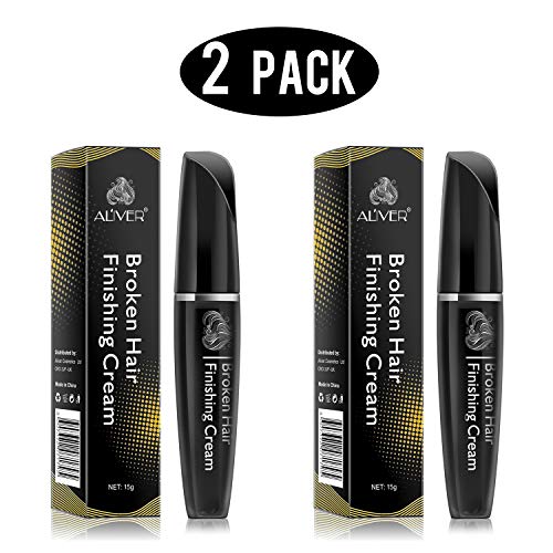 2 Pcs Healthy Care Small Broken Hair Cream Finishing Sticks Refreshing Not Greasy Shaping Gel Cream Hair Wax Stick Fixing Bangs Stereotypes Cream¡­ (Broken hair cream) (2 Pcs) (2 Pcs Hiar Feel Stick)