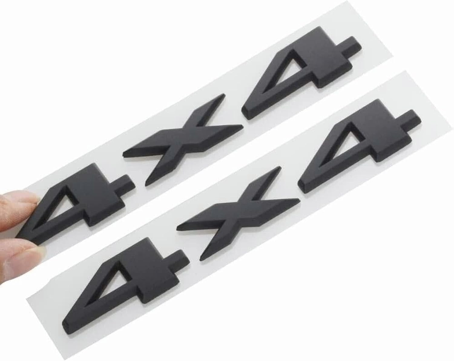2pcs Auto Tuning 4x4 Logo 3D Decal Emblem Logo Sticker Nameplate Badge Replacement for Limited (Matte)