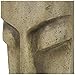 Deco 79 Resin Face Decorative Sculpture Tall Distressed Totem Home Decor Statue, Accent Figurine 12