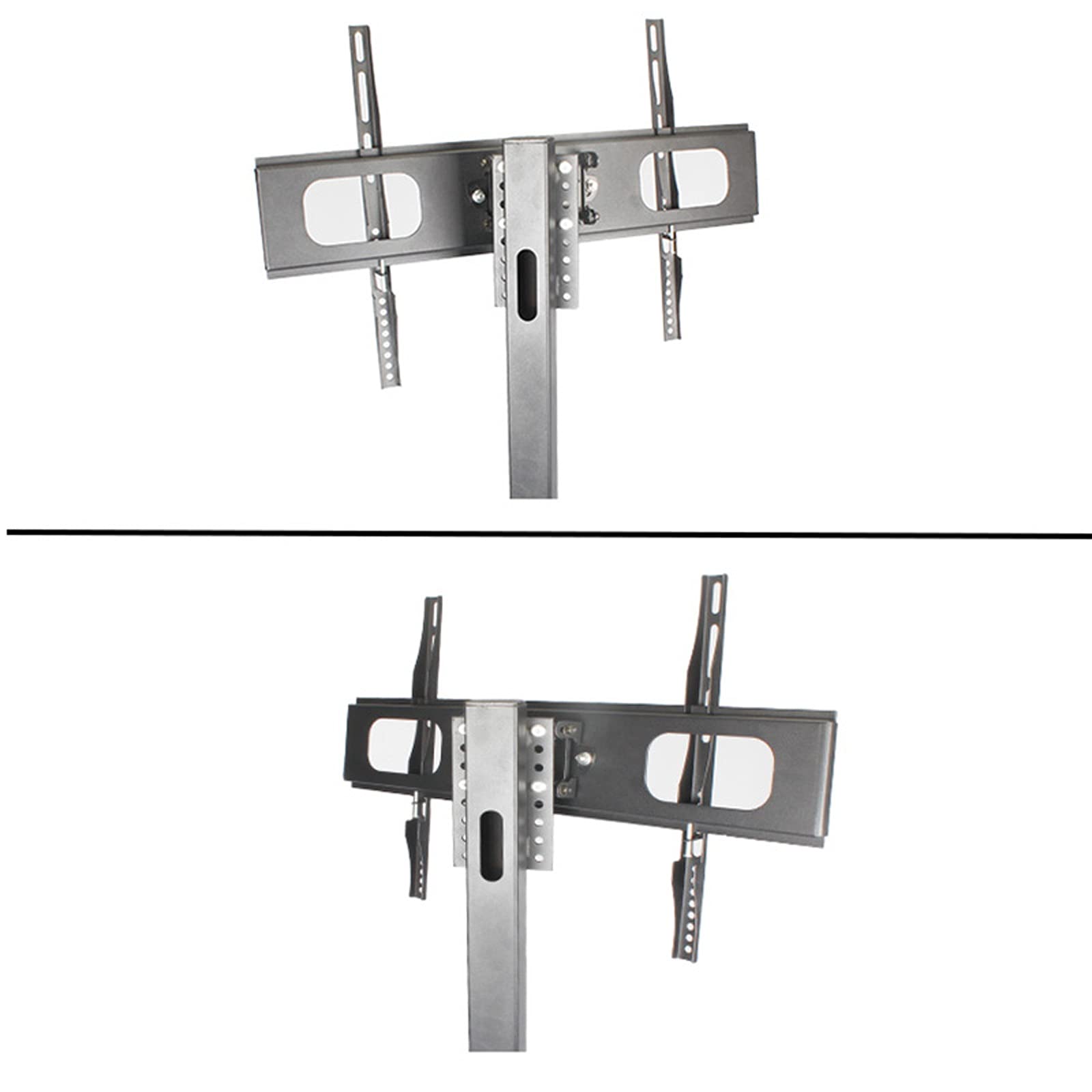 Soporte de TV de Piso Soporte de TV de Piso Montaje de Monitor de TV móvil Soporte Giratorio e inclinable Soporte Universal para TV LCD de 32" a 55" Altura Ajustable, soporta hasta