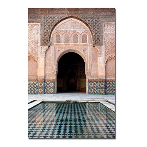 Impression sur Toile du Maroc avec cadre haut de gamme