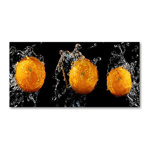 Toile Oranges Et Eau 120x60 cm pour sublimer l'ambiance de votre salle a manger