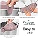 Large AUOON Clip on Strainer for All Pots and Pans - Oversized Silicone Pot Strainer Family-Style Design Pasta Strainer Kitchen Colander for Spaghetti and Noodles | Dishwasher Safe