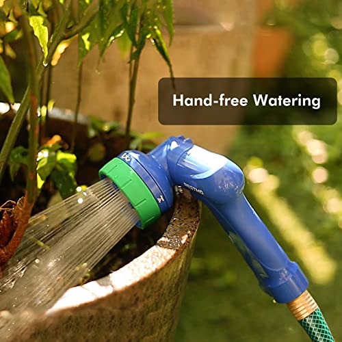 Restmo Hose Nozzle And Lawn Sprinkler 2-In-1, New Patent Garden Hose Water Sprayer, High Pressure, Twist Control, Labor Saving, Self-Lock Trigger, Great For Outdoor Irrigation, Watering And Washing #TOP5