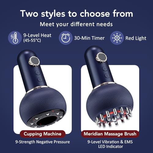 Image of Shiatsu Electric Neck and Back Massager Machine with Infrared Kneading Nodes for Cervical Neck, Shoulder, Back & Body Muscle Pain Relief (Style 7)
