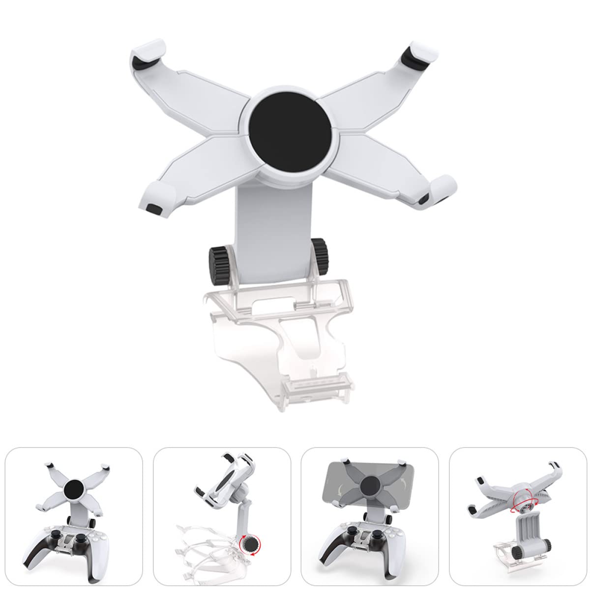 DOITOOL 3 Pz staffa maniglia supporto joystick Supporto per joystick impugnature per cellulari per telefono gamepad per gamepad stand per regolabile clip AbS