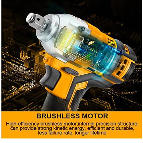 Image of Ingco Ciwli2001 Lithium-Ion Impact Wrench - Voltage:20V Square Drive:1 /2 inch - Fixed Square