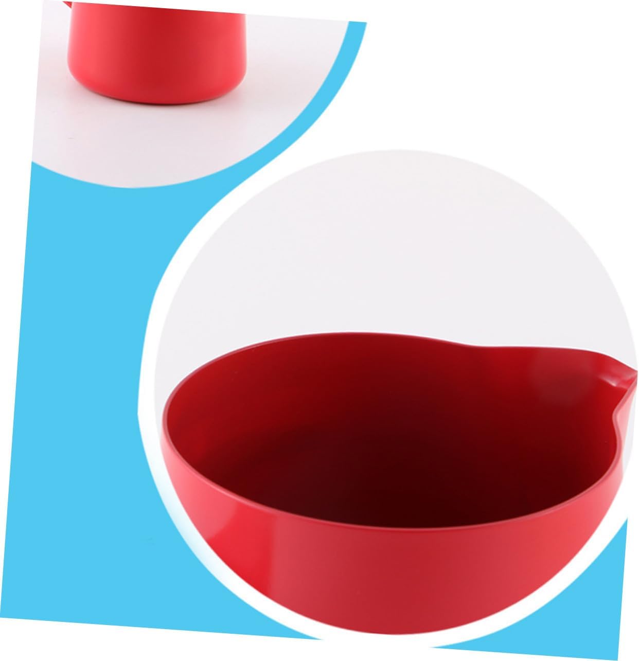 Red Stainless Steel Milk Pourer for Coffee Non-stick Frothing Pitcher with Wide Spout Lightweight Steaming Cup for Latte Art Dishwasher Safe and Easy to Clean