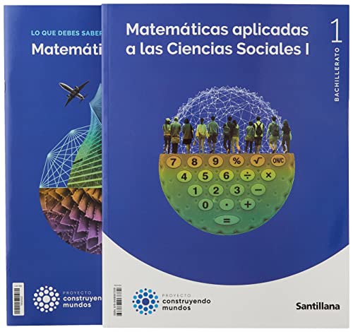 MATEMATICAS C.SOC 1BTO CM SANTILLANA - 9788468067339 (CONSTRUYENDO MUNDOS)
