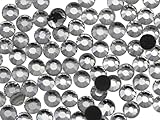 Allstarco SS20 4.5mm Crystal Clear Y001 Hotfix Flat Back Crystal Rhinestones DMC Iron On Strass for Nail Art Heat Set Gems Embelishments (10 Gross) - 1440 Pieces