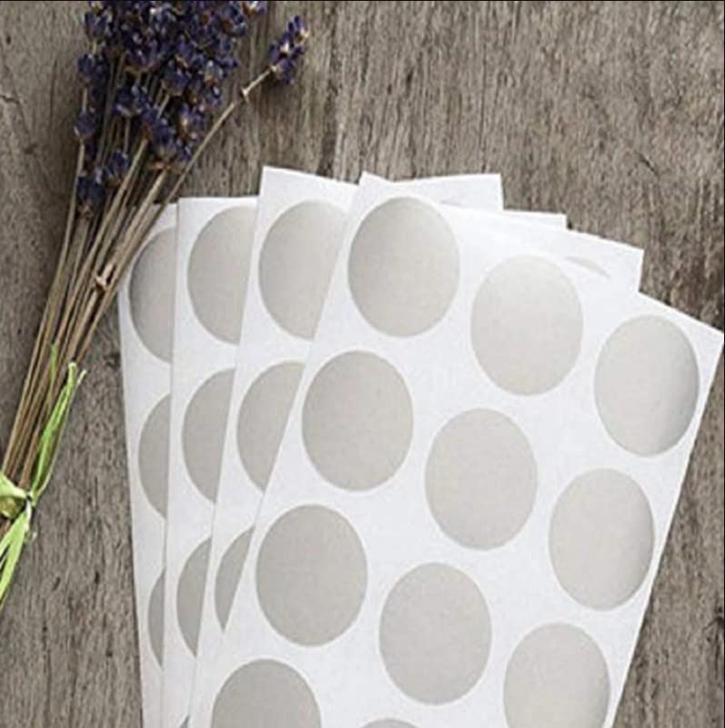 True-Ally 2000 Piece Silver Color 1 Inch/25mm Round Dot Sticker Self Adhesive Labels Writable Surface for Kids Activity, File Classification, Calendar Planner (Silver)