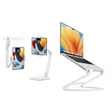 HoverBar Duo &lpar;2nd Gen&rpar; for iPad&sol;iPad Pro&sol;Tablets Curve Flex &vert; Ergonomic Height & Angle Adjustable Aluminum Laptop&sol;MacBook Stand&sol;Riser