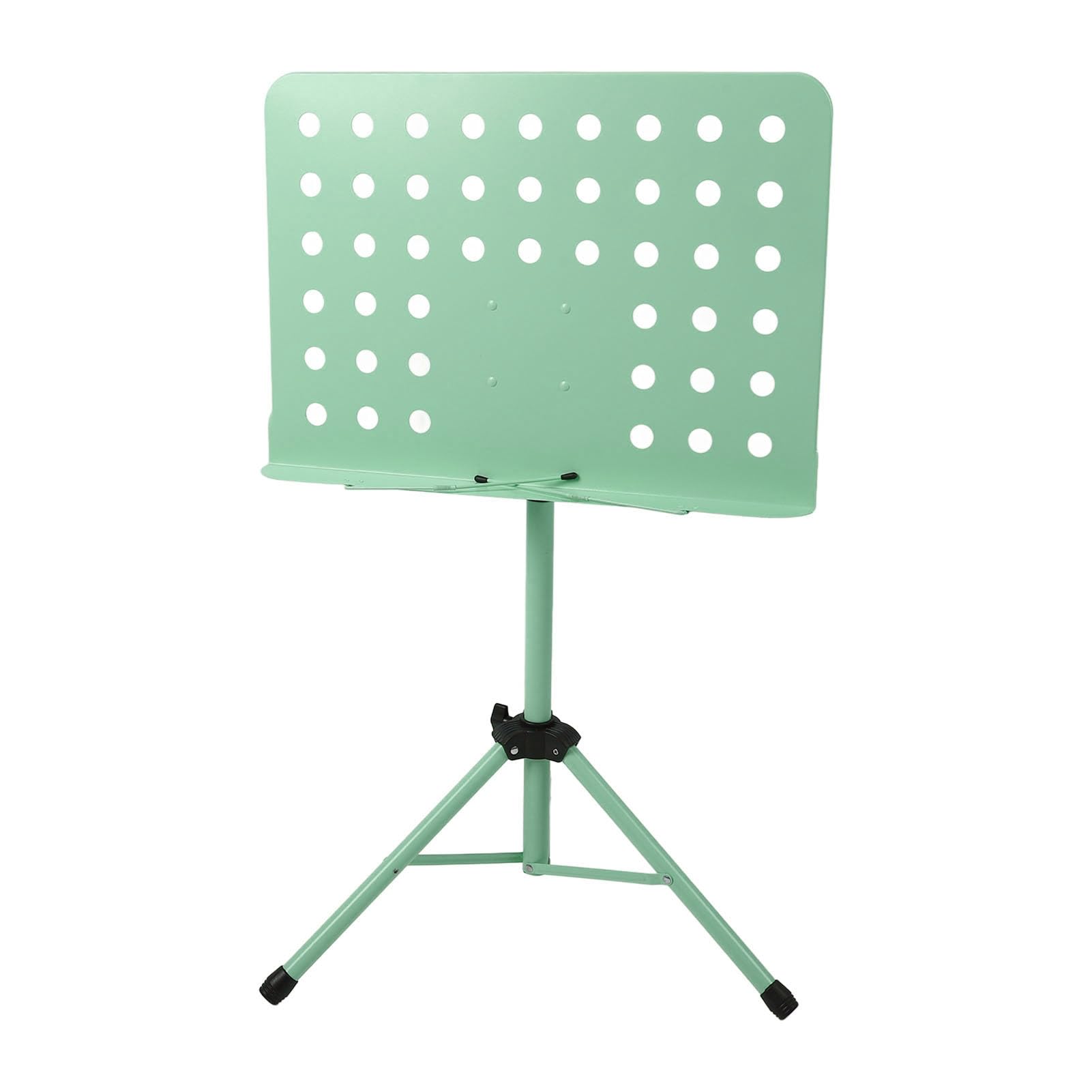 Leggio Regolabile per Spartiti, Design Professionale Portatile per Musicisti e Direttori D'orchestra, Realizzato in ABS e Metallo (GREEN)