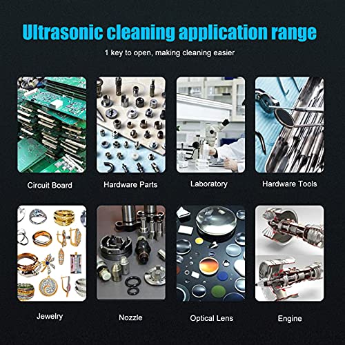 Kaufpart Ultrasonic Cleaner Small Parts Ultra Sonic Tank Bath Cleaning Machine Timer DK-410HTD 240W