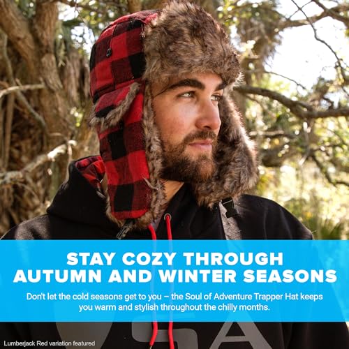 S A Trapper Hat With Lined Faux Fur thumb #1