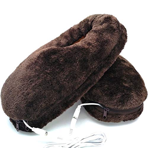 HEALLILY 1 par de Chinelos de Aquecimento de Aquecimento Usb Chinelos de Aquecimento Usb para Homens