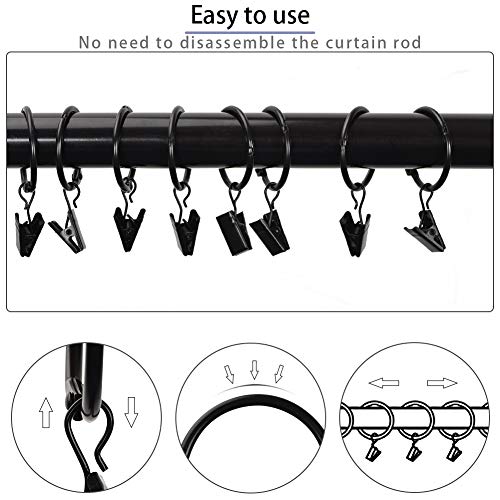 Cizen 32Pz Anelli per Tende in Metallo, Occhielli