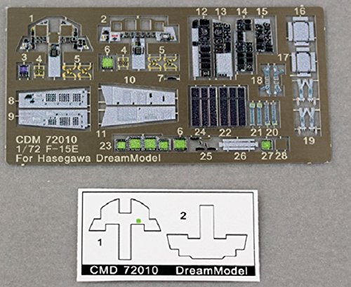 Cockpit F-15E 1/72 photodécoupe couleur résout le manque de détails du plastique