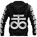 CHAOS MONKEY Unisex Mens Satanic Hoodies 3d Print Pullover Hooded Sweatshirt Hoodie for Men Women