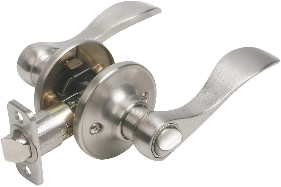 Design House 742858 Springdale Door Lever, 6-Way Universal, Satin Nickel